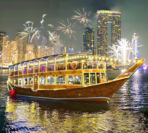 New Year Party in Dhow Cruise Dubai Marina