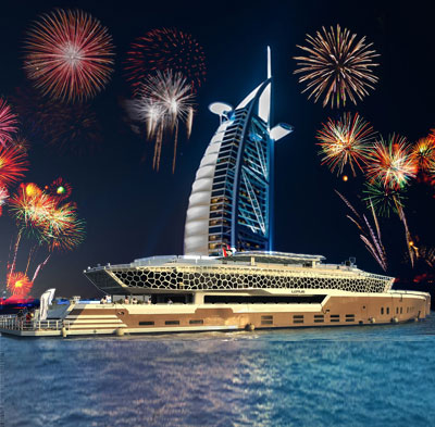 Mega Yacht New Year Party Dubai