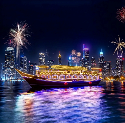 New Year Premium Dinner Cruise Dubai Marina