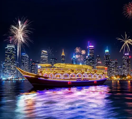 New Year Premium Dinner Cruise Dubai Marina