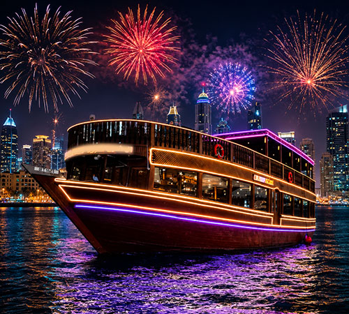 New Year Premium Dinner Cruise Dubai Marina