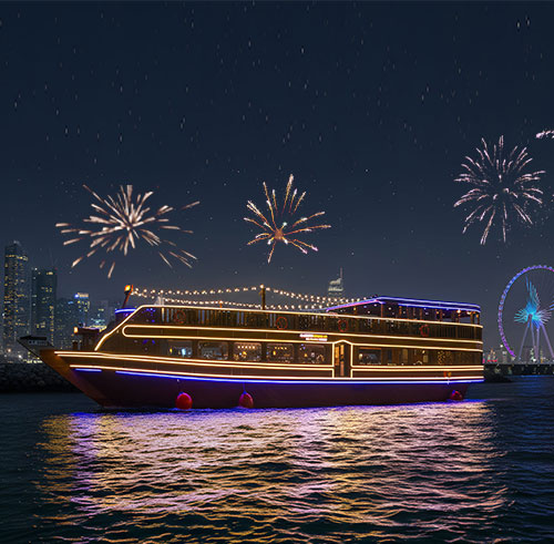 New Year Premium Dinner Cruise Dubai Marina