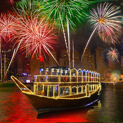 Marina Cruise with Dazzling New Year Fireworks