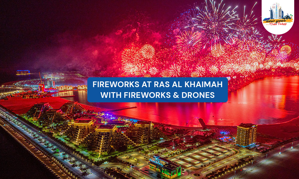 Fireworks at Ras Al Khaimah with Fireworks & Drones