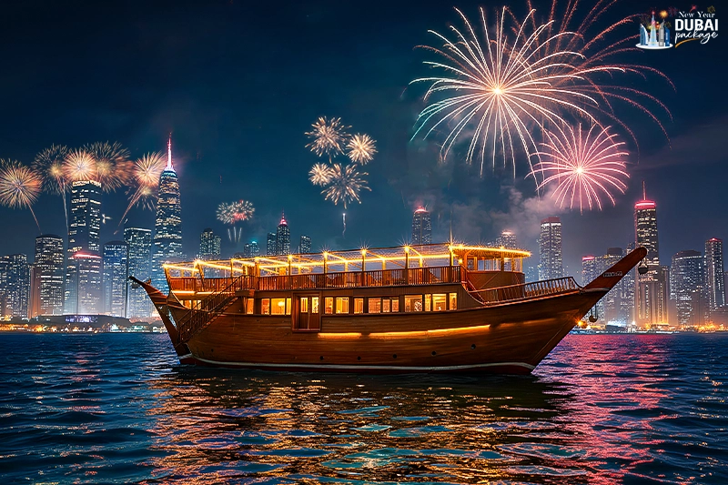 al mansour dhow new year fireworks dubai