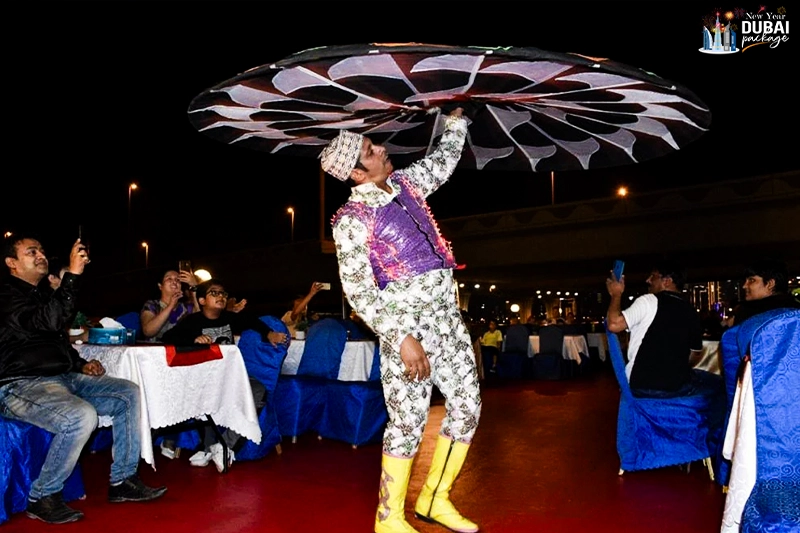 artist performing on new year eve