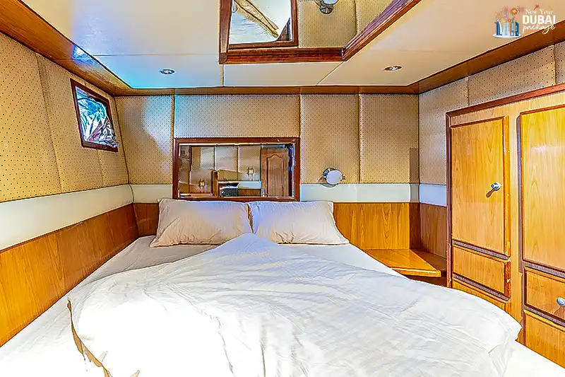 inside view of 80 Ft luxury yacht