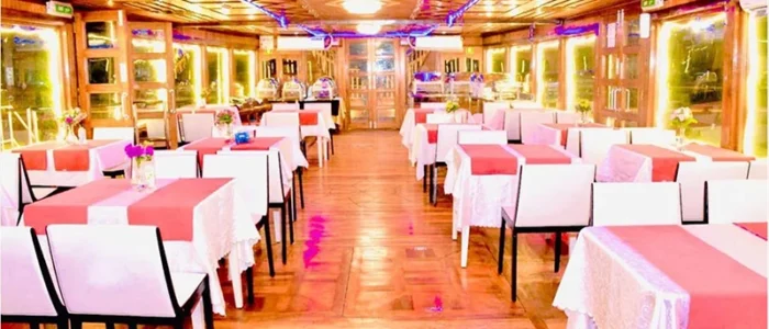 inside view of canal cruise inside view of canal cruise