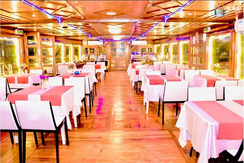 inside view of canal cruise