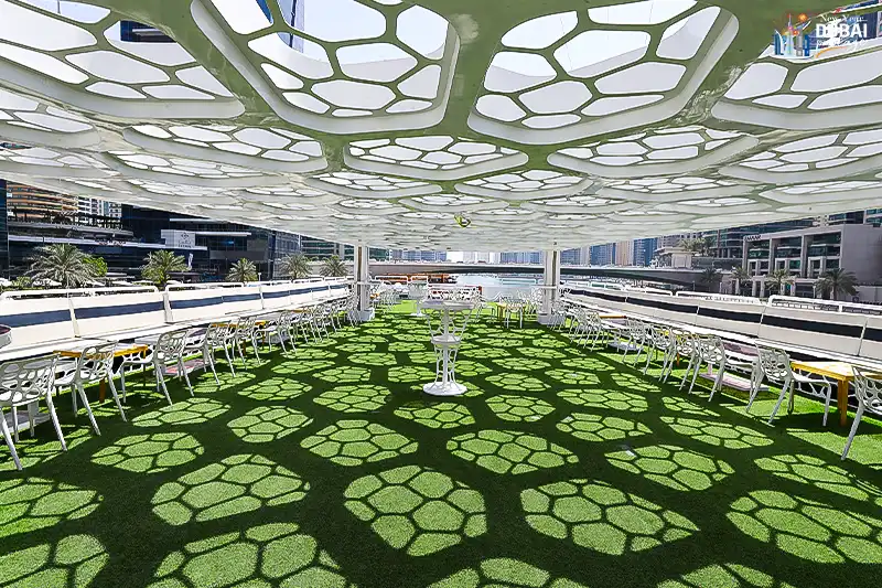 inside view of mega yacht dubai