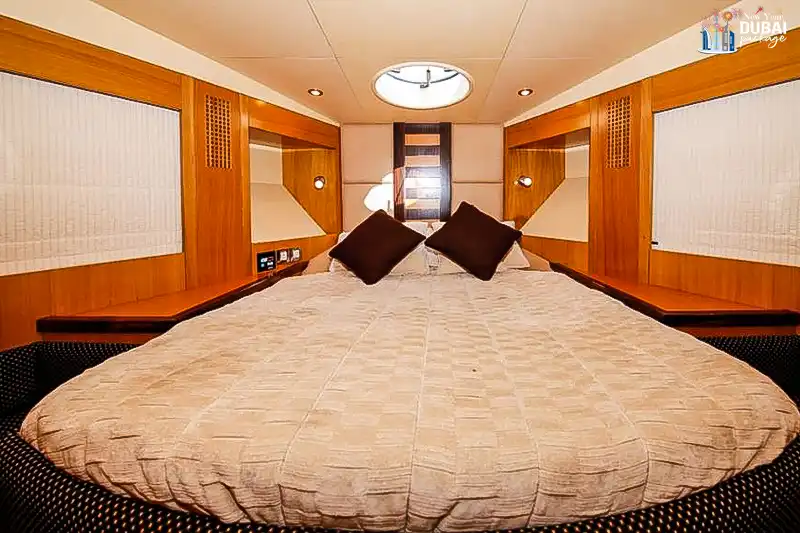 inside view of 44 ft yacht
