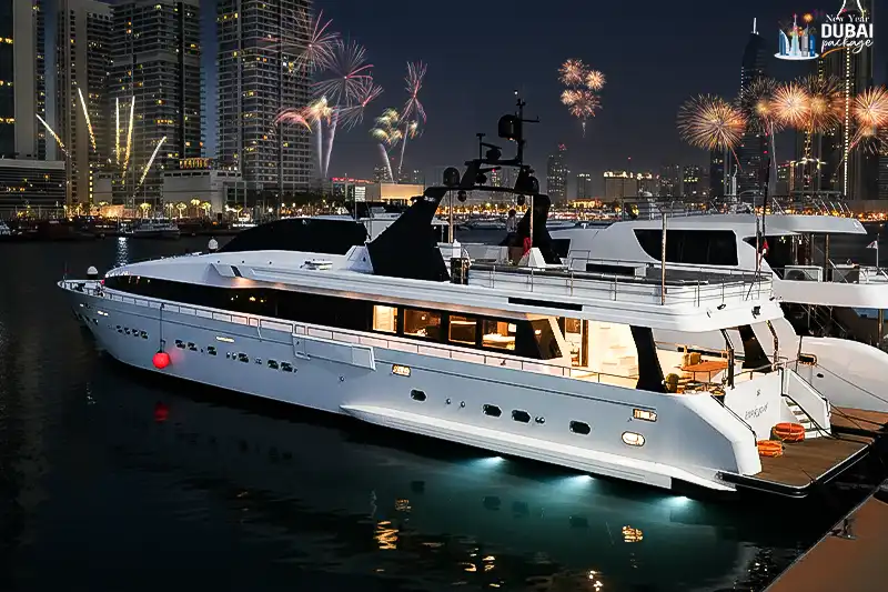 new year shared luxurious yacht experience
